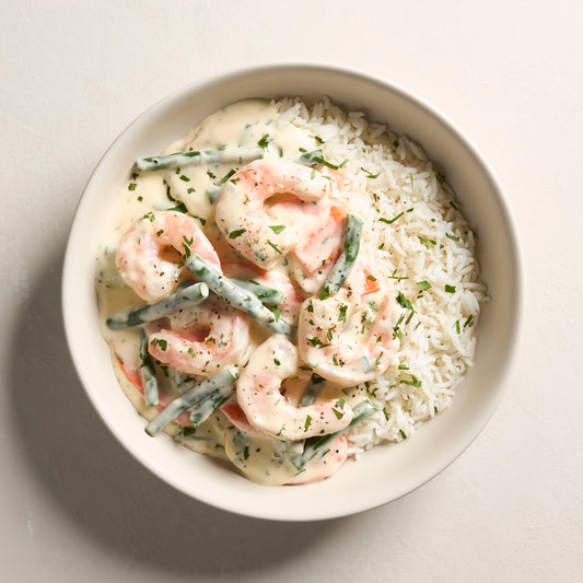 Creamy Garlic Prawns